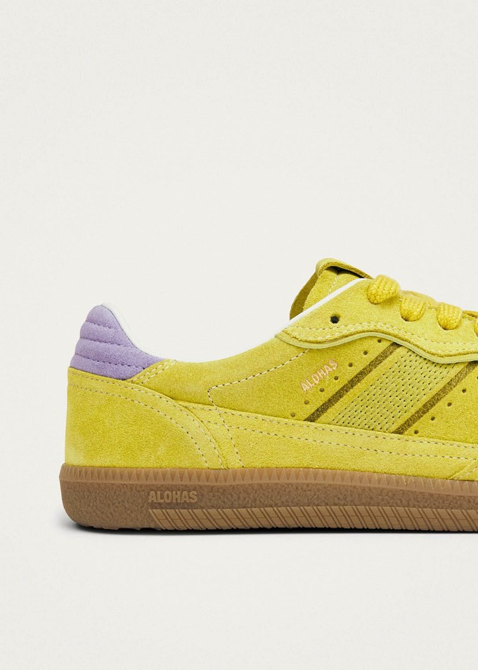 Tb.490 Rife Acid Green Leather Sneakers from Alohas