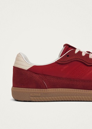 Tb.490 Rife Sheen Red Leather Sneakers from Alohas