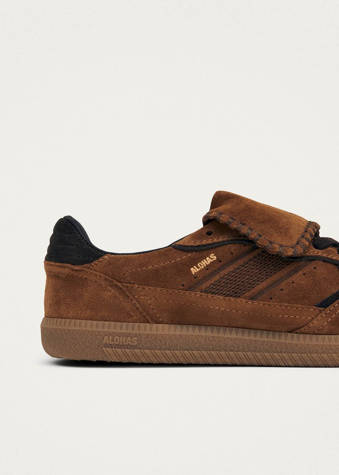 Tb.490 Club Suede Brown Leather Sneakers from Alohas