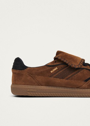 Tb.490 Club Suede Brown Leather Sneakers from Alohas