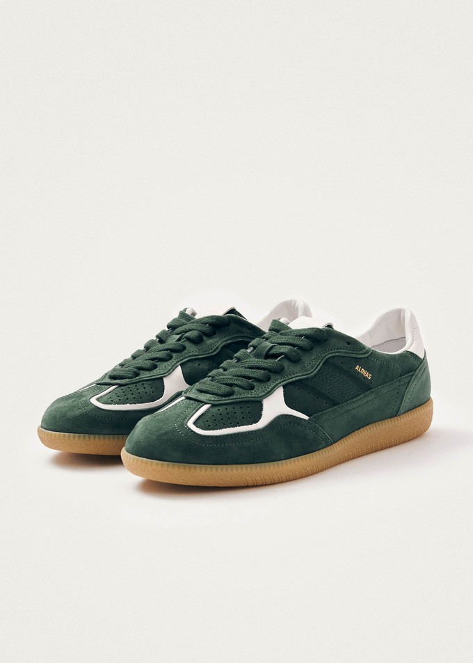 Project Cece Tb.490 Rife Forest Green Leather Sneakers