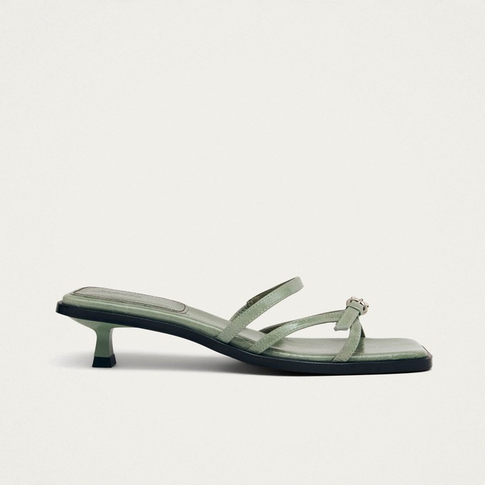 Liko Patent Matcha Leather Sandals from Alohas