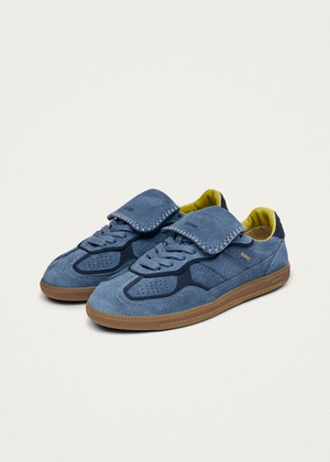 Tb.490 Club Suede Blue Leather Sneakers from Alohas