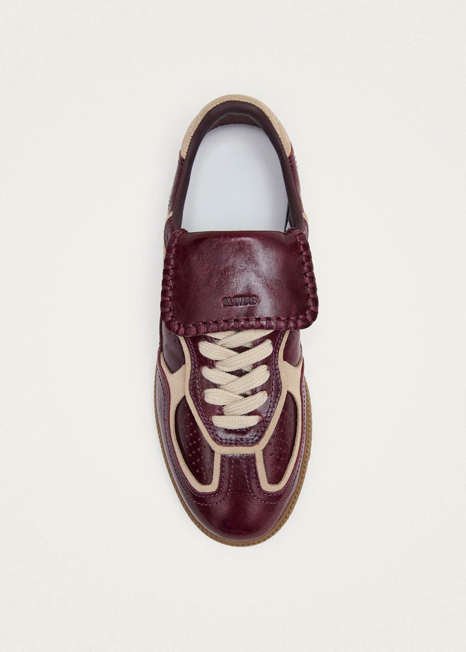 Tb.490 Club Deep Burgundy Patent Leather Sneakers from Alohas