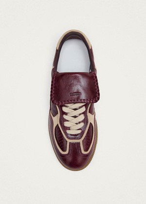 Tb.490 Club Deep Burgundy Patent Leather Sneakers from Alohas
