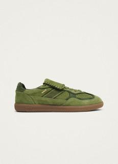 Tb.490 Club Suede Green Leather Sneakers via Alohas