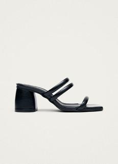 Indiana Rift Black Leather Sandals via Alohas
