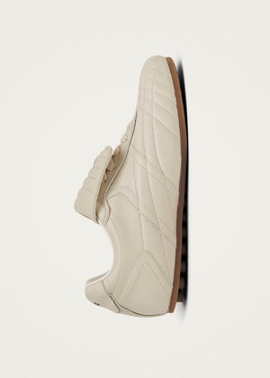 Tb.99 Cream Leather Sneakers from Alohas