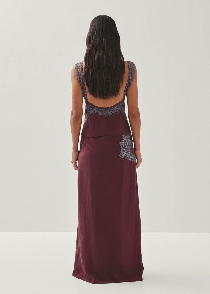 Hebe Burgundy Top from Alohas