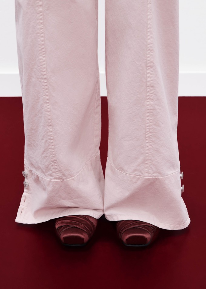 Volant Silky Burgundy Ballet Flats from Alohas