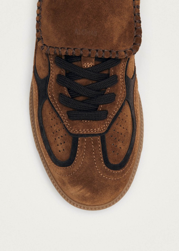 Tb.490 Club Suede Brown Leather Sneakers from Alohas