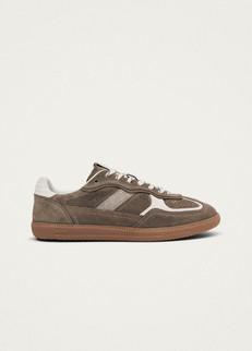 Tb.490 Rife Taupe Leather Sneakers via Alohas