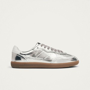 Tb.490 Rife Shimmer Silver Cream Leather Sneakers from Alohas
