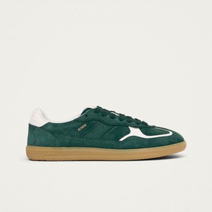 Tb.490 Rife Forest Green Leather Sneakers from Alohas