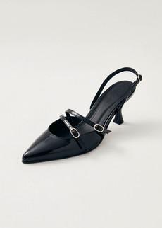 Joelle Onix Black Leather Pumps via Alohas