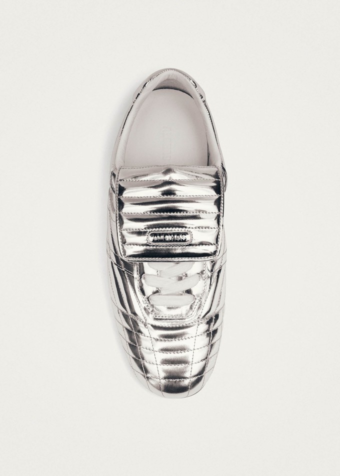 Tb.99 Silver Leather Sneakers from Alohas