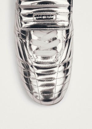 Tb.99 Silver Leather Sneakers from Alohas