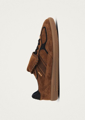 Tb.490 Club Suede Brown Leather Sneakers from Alohas