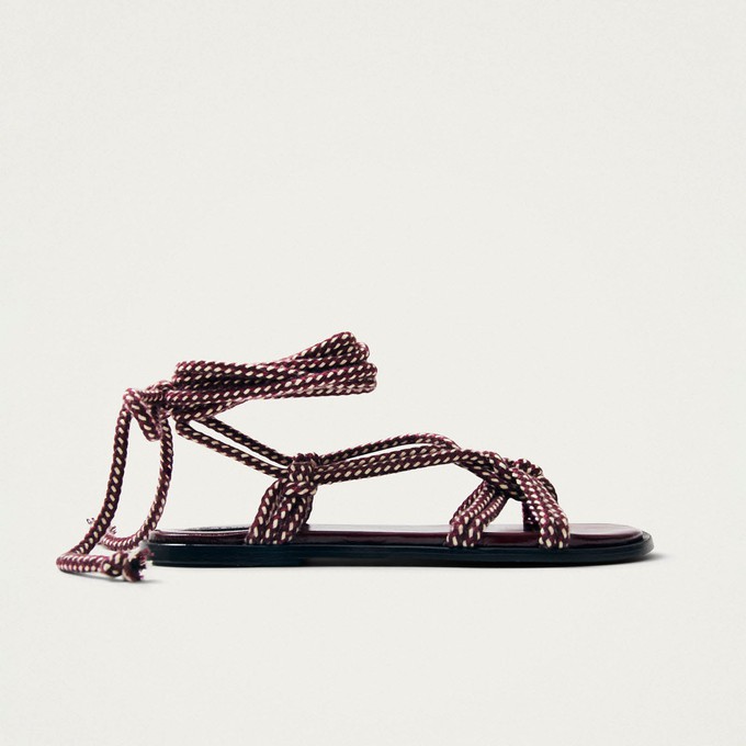 Tory Burgundy Sandals from Alohas