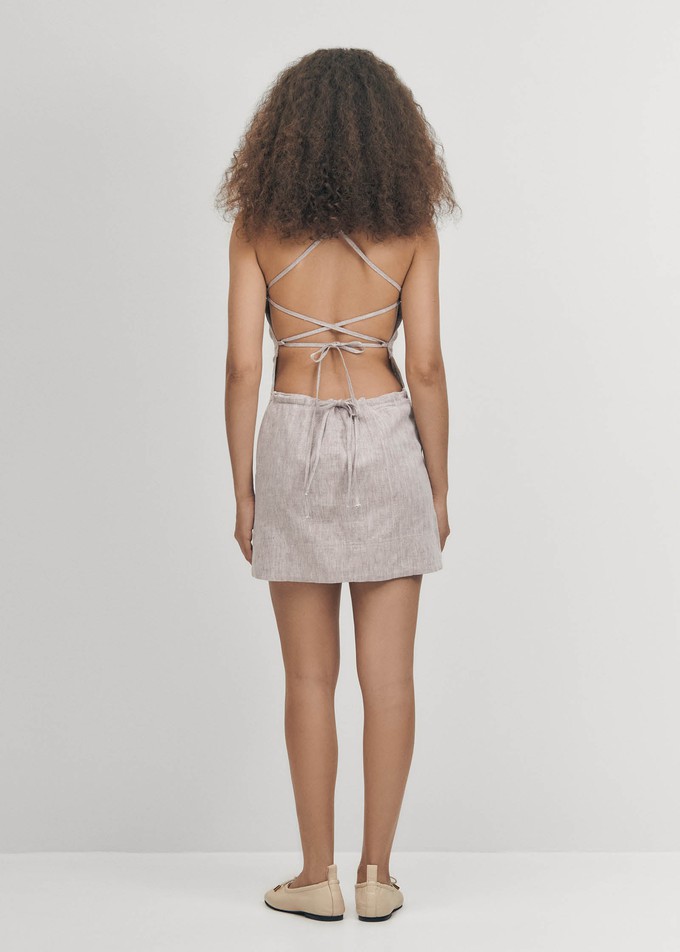 Wila Linen Brown Dress from Alohas