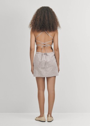 Wila Linen Brown Dress from Alohas