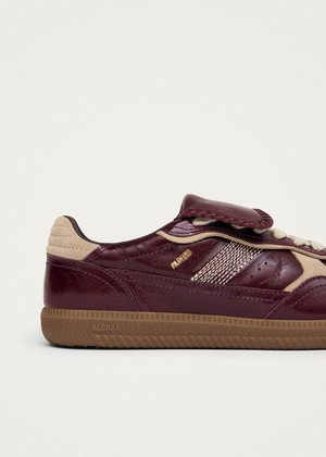 Tb.490 Club Deep Burgundy Patent Leather Sneakers from Alohas
