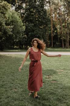 IRIS skirt in Terracotta via AmourLinen