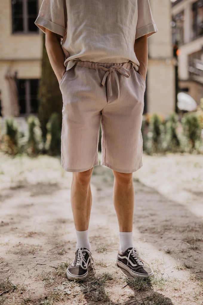 HERMES shorts in Dusty Rose from AmourLinen