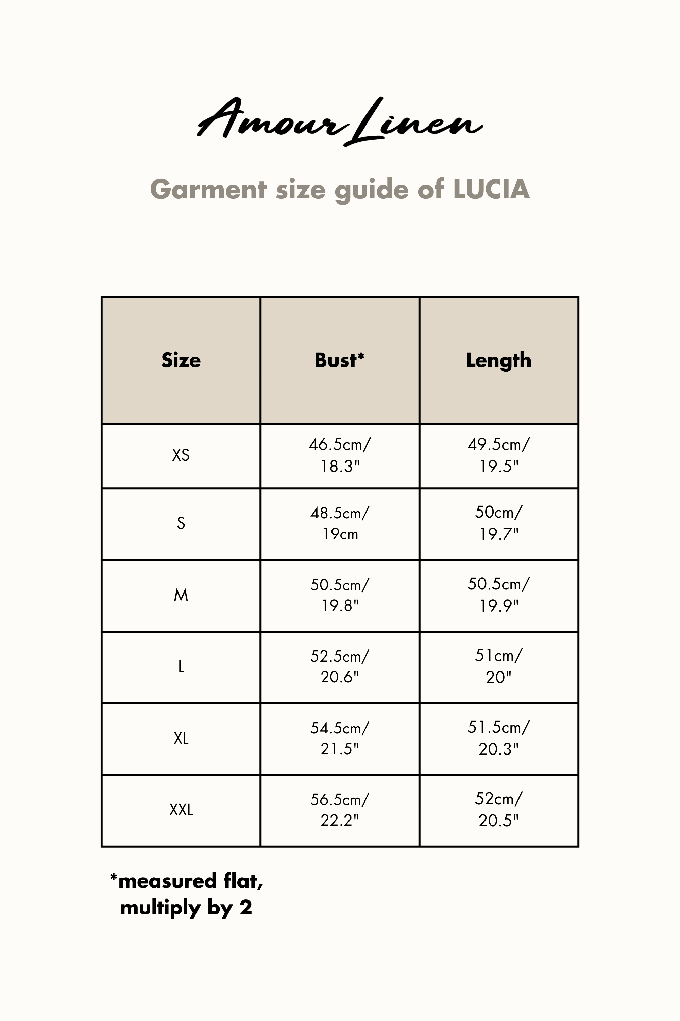LUCIA top in Dusty Lavender | sale from AmourLinen
