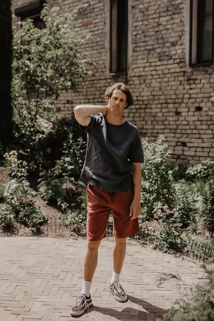 ATLAS top in Charcoal from AmourLinen