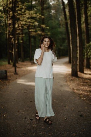 PORTO top in White from AmourLinen