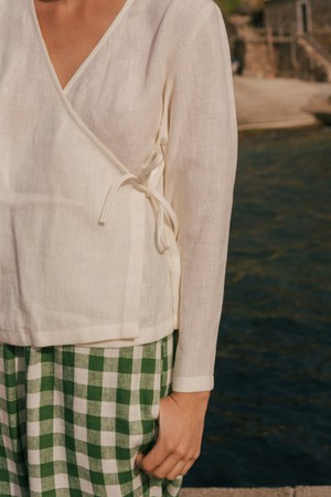 ADELE top in White from AmourLinen