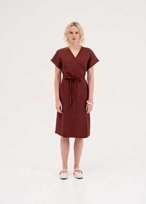 ROME Wrap Dress from AmourLinen