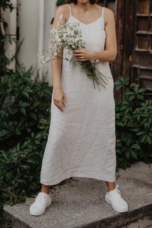 JAKARTA dress in Cream from AmourLinen