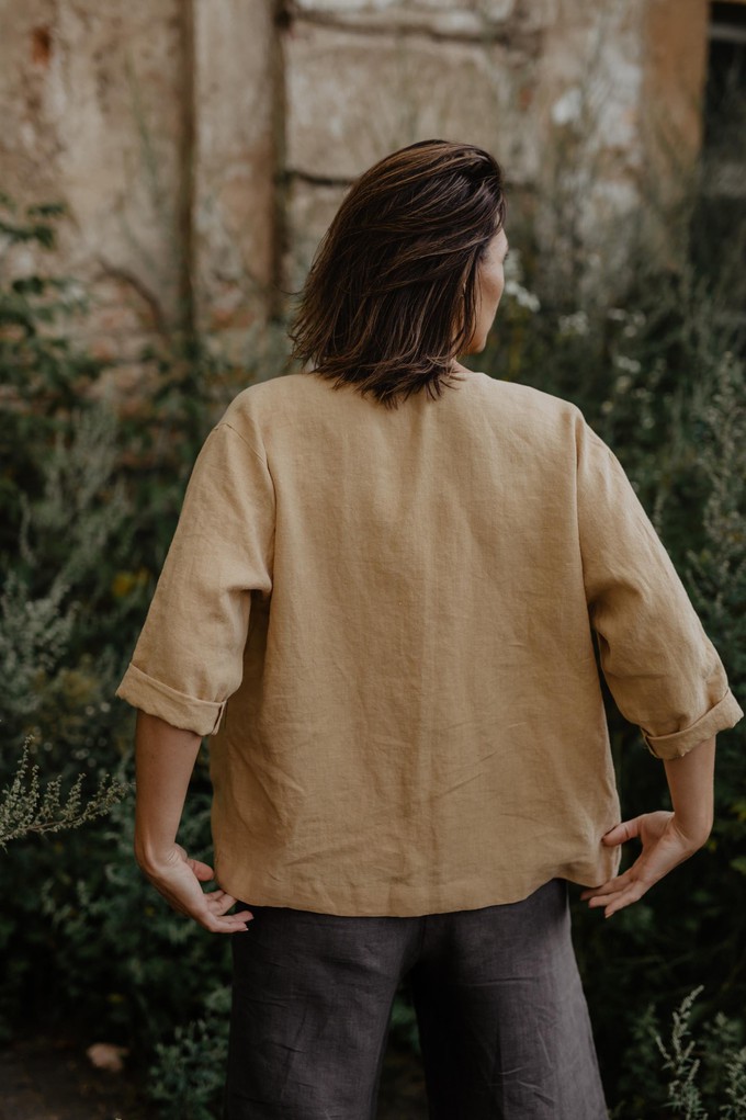 KYIV jacket in Mustard from AmourLinen
