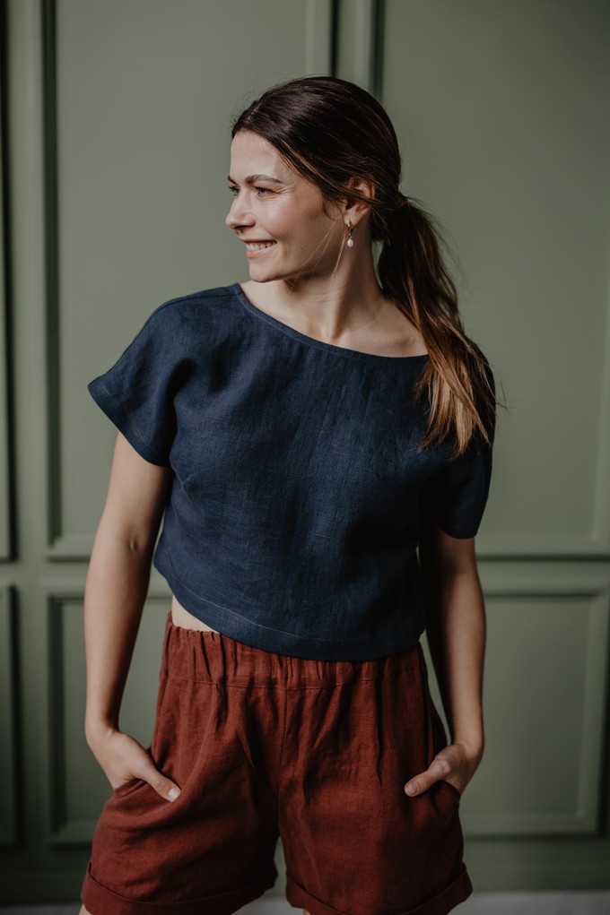 LISA top in Charcoal | sale from AmourLinen
