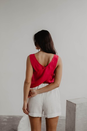 MIA shorts in White from AmourLinen