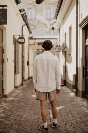 HECTOR shirt in White from AmourLinen