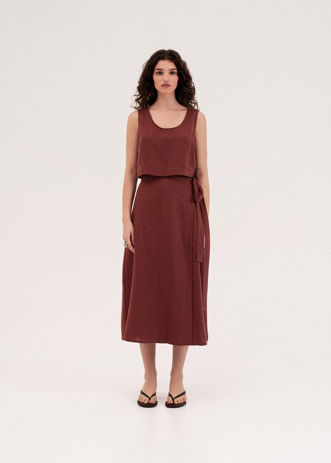 Iris Wrap Skirt from AmourLinen
