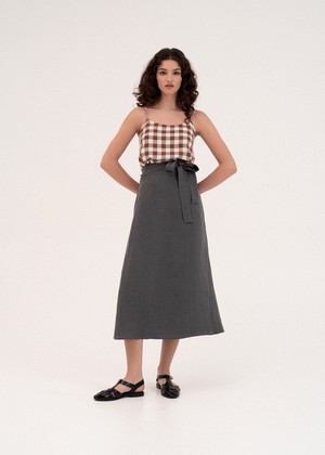 Iris Wrap Skirt from AmourLinen