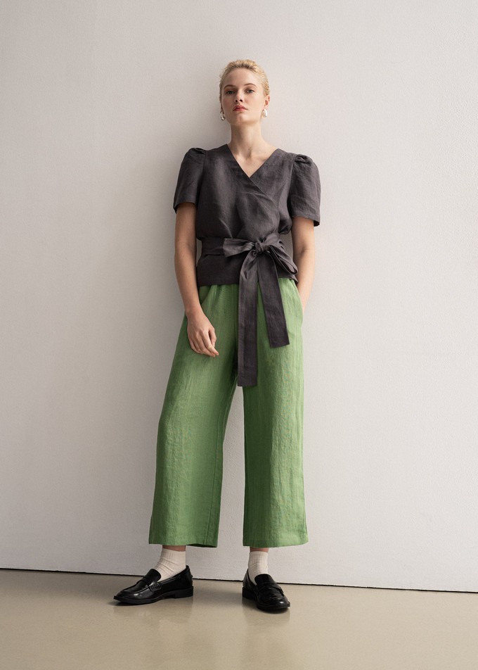 Elisa Wrap Top from AmourLinen