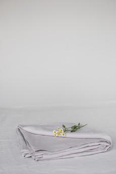 Linen flat sheet in Cream via AmourLinen