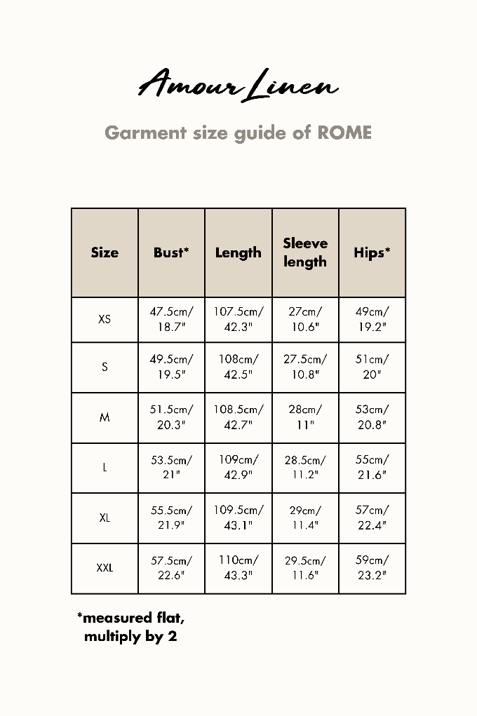 ROME dress in Terracotta from AmourLinen