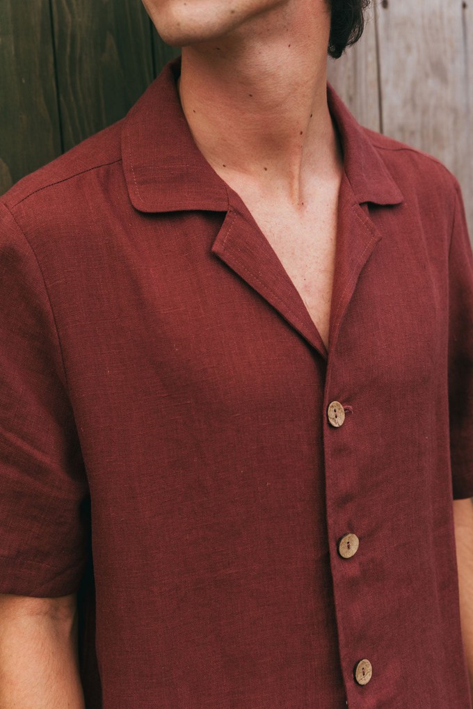 Loungewear set ASPEN in Terracotta from AmourLinen