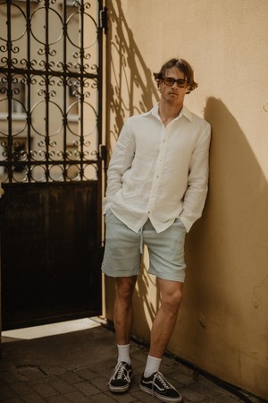 HECTOR shirt in White from AmourLinen