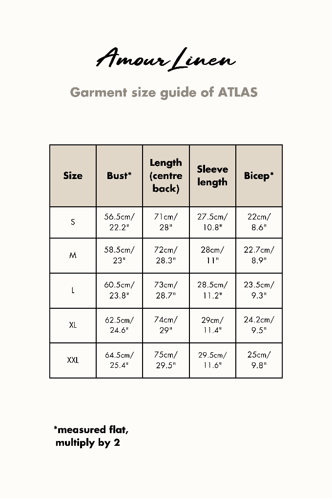 ATLAS top in Charcoal from AmourLinen