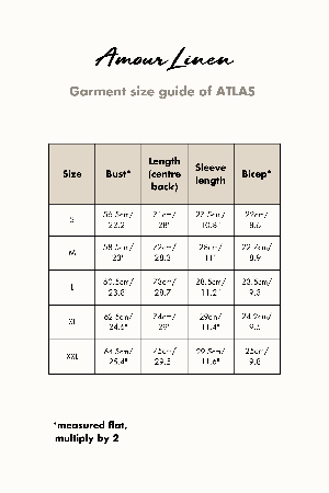 ATLAS top in Charcoal from AmourLinen