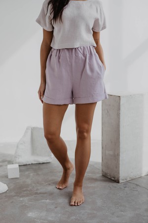 MIA shorts in Dusty Rose from AmourLinen