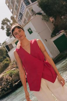 BLANCA top in White | sale via AmourLinen