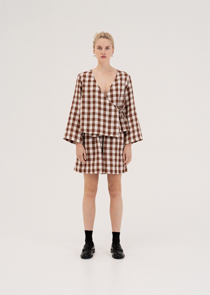 Adele Wrap Top from AmourLinen